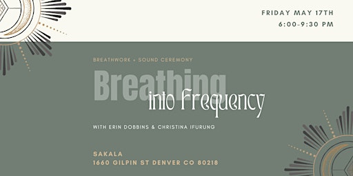 Imagem principal do evento Breathing into Frequency: Breathwork & Sound Intensive