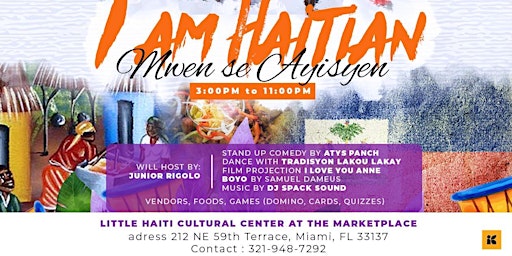 Imagem principal do evento I am Haitian | Mwen se Ayisyen