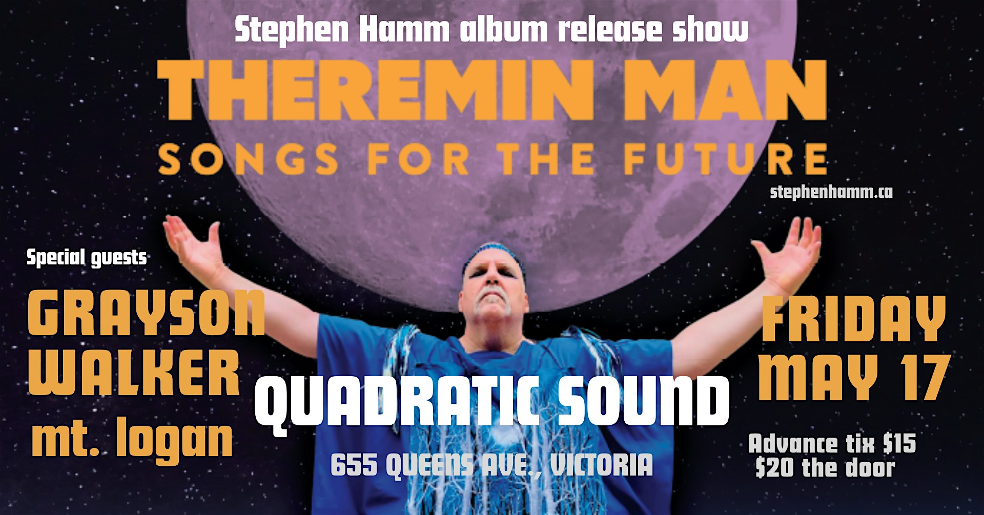 Theremin Man\u2019s Album Release Party - \u201cSongs of the Future\u201d