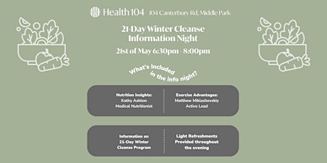 21-Day Winter Cleanse - INFORMATION NIGHT