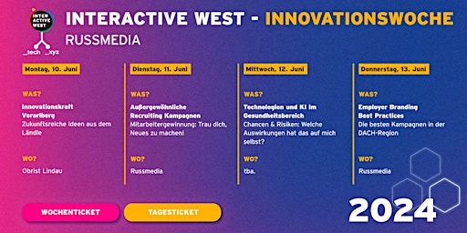 Hauptbild für Interactive West 2024 - dein Tor zur Zukunft
