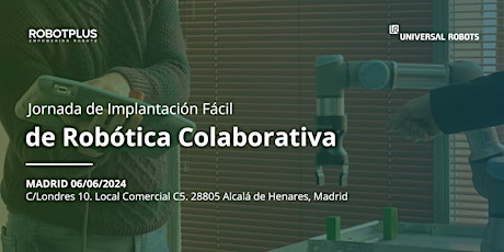 Jornada de Implantación Fácil de Robótica Colaborativa - Madrid