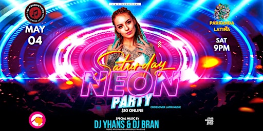 Imagem principal do evento Neon Party - Crossover Music Latin