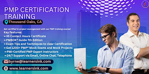 Image principale de Increase your Profession with PMP Certification in Thousand Oaks, CA