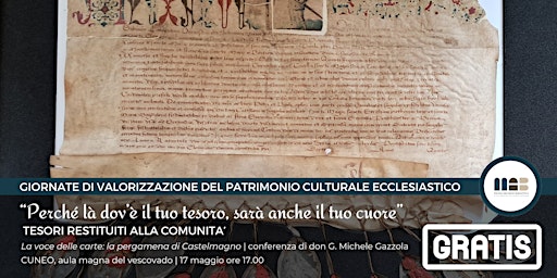 Imagem principal do evento La voce delle carte: la pergamena di Castelmagno