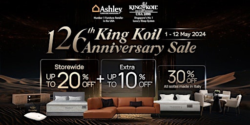 King Koil 126th Anniversary Sale  primärbild
