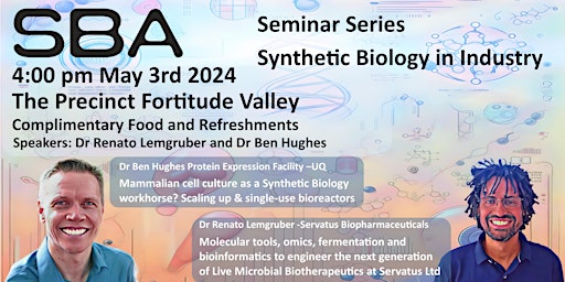 Imagem principal do evento Synthetic Biology Australia-Seminar Series