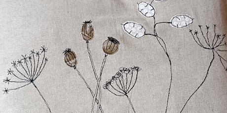 Sensational Seed Heads Embroidery Class  at Abakhan Mostyn