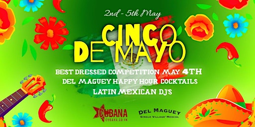 MEXICAN PARTY AT CUBANA! 5 DE MAYO CELEBRATION primary image