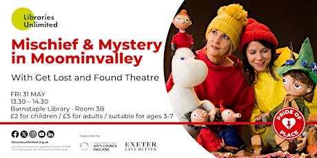 Mischief & Mystery in Moominvalley at Barnstaple Library