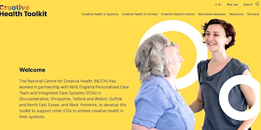 Imagen principal de Exploring the Creative Health Toolkit for health and social care systems