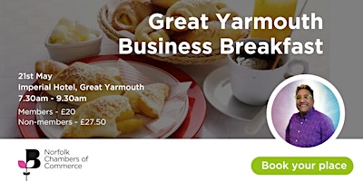 Imagem principal do evento Great Yarmouth Business Breakfast