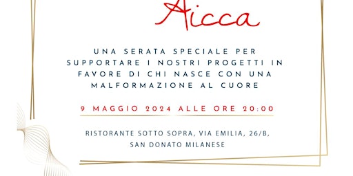 Hauptbild für Cena di beneficenza AICCA