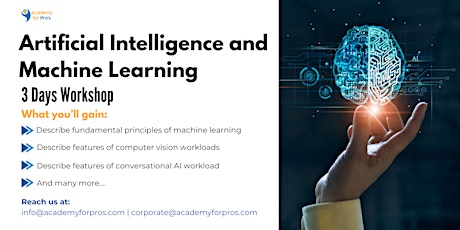 Artificial Intelligence / Machine Learning 3 Days Workshop in Toronto