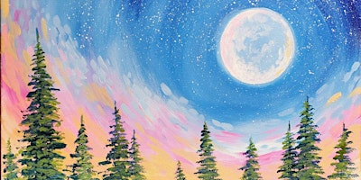 Moon Over the Forest - Paint and Sip by Classpop!™ primary image