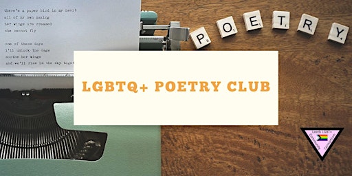 LGBTQ+ Poetry Club Via Zoom