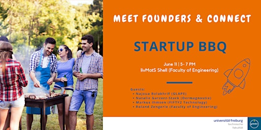 Imagem principal do evento Startup BBQ: Meet Founders & Connect