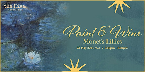 Paint & Wine: Monet's Lillies primary image