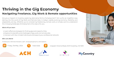 Hauptbild für Thriving in the Gig Economy: Navigating Freelance, Gig Work & Remote Opportunities