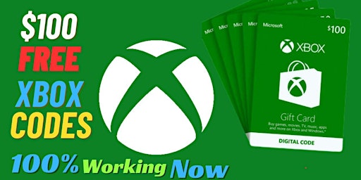 Imagem principal do evento Xbox Gift Card Codes Free Today 2024 (Working 100%) Xbox Promo Code