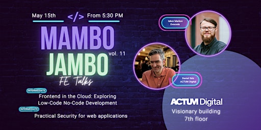 Imagen principal de Mambo Jambo Cloud Talks vol.11 - FE Talks