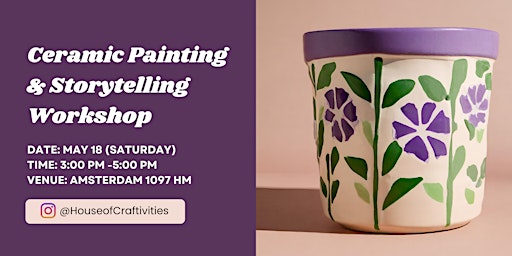 Ceramic Pot Painting & Storytelling Workshop primary image