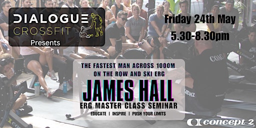 Imagem principal do evento James Hall Erg Seminar x CrossFit Dialogue