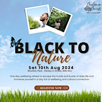 Imagem principal do evento Black To Nature
