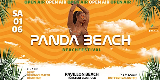 PANDA BEACH - Das fette Beachfestival im Beachclub im Münchner Westen primary image