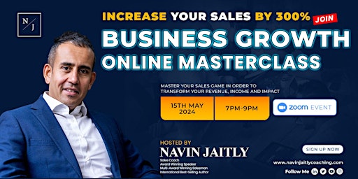 Business Growth Online Masterclass primary image