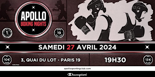 Apollo Boxing Nights 15/06/24 - Apollo Paris 19  primärbild