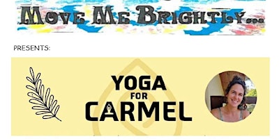 Image principale de Bring Carmel Back! Yoga event