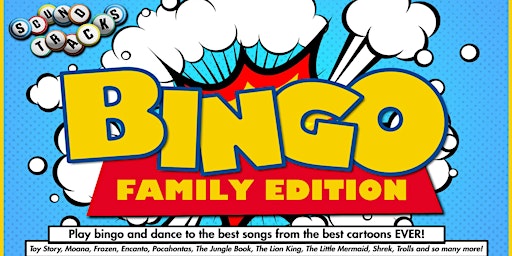 Imagem principal do evento Soundtracks Bingo - The Family Edition