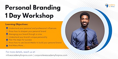 Image principale de Personal Branding 1 Day Workshop in Geelong on 13th May, 2024