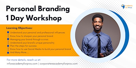 Personal Branding 1 Day Workshop in Geelong on 13th May, 2024