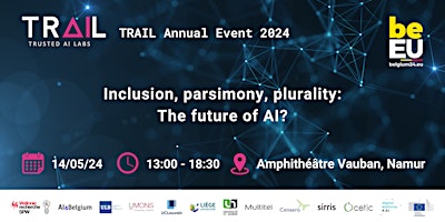 Primaire afbeelding van Inclusion, Parsimony & Plurality: The future of AI? - TRAIL Annual Event