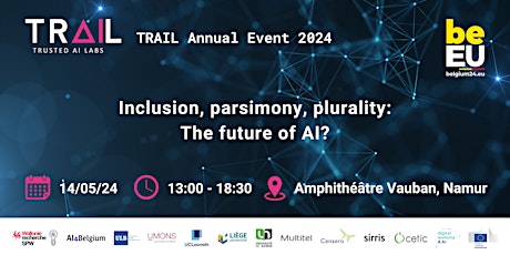 Inclusion, Parsimony & Plurality: The future of AI? - TRAIL Annual Event