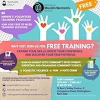 Primaire afbeelding van Volunteer Training Programme (Women only)