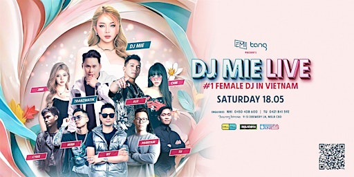 EMI x TANG PRESENTS: DJ MIE LIVE | 18 MAY 24  primärbild