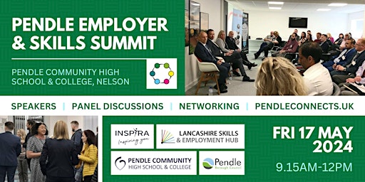 Imagem principal do evento Pendle Employer Summit, ensuring your future workforce has the right skills
