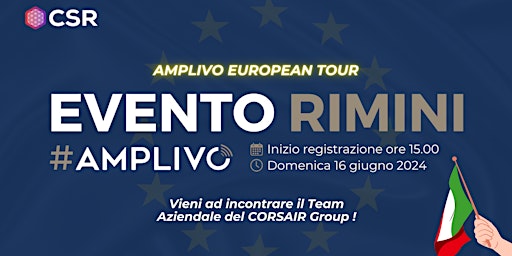 Immagine principale di AMPLIVO European Tour - Rimini, Italy 16.06.24 