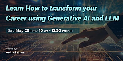 "How to transform your career using Generative AI and LLM"  primärbild