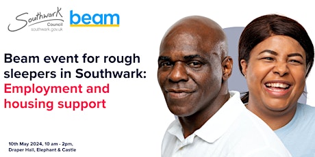 Beam - Rough Sleeper Event - Employment and Housing Support