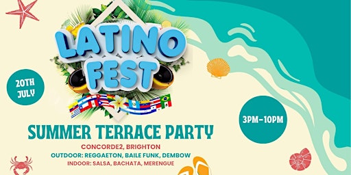 Latino Fest Summer Terrace Party (Brighton) primary image