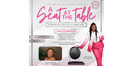 Lighting Up The Kingdom: A Seat At The Table Event