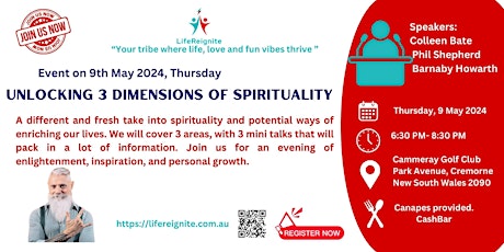 LifeReignite -Unlocking 3 Dimensions of Spirituality