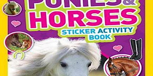 ebook read [pdf] National Geographic Kids Ponies and Horses Sticker Activit primary image