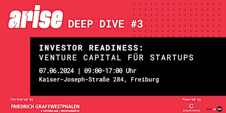Deep Dive #3: Investor Readiness