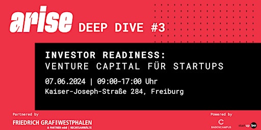 Imagem principal do evento Deep Dive #3: Investor Readiness