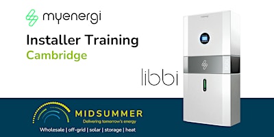 MyEnergi Libbi Installer Training | Midsummer Cambridge primary image